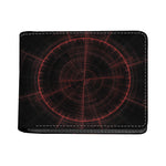 Red Gun Sight Print Bifold Wallet