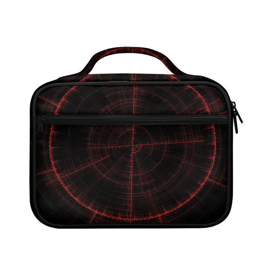 Red Gun Sight Print Briefcase Bible Bag