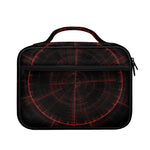 Red Gun Sight Print Briefcase Bible Bag
