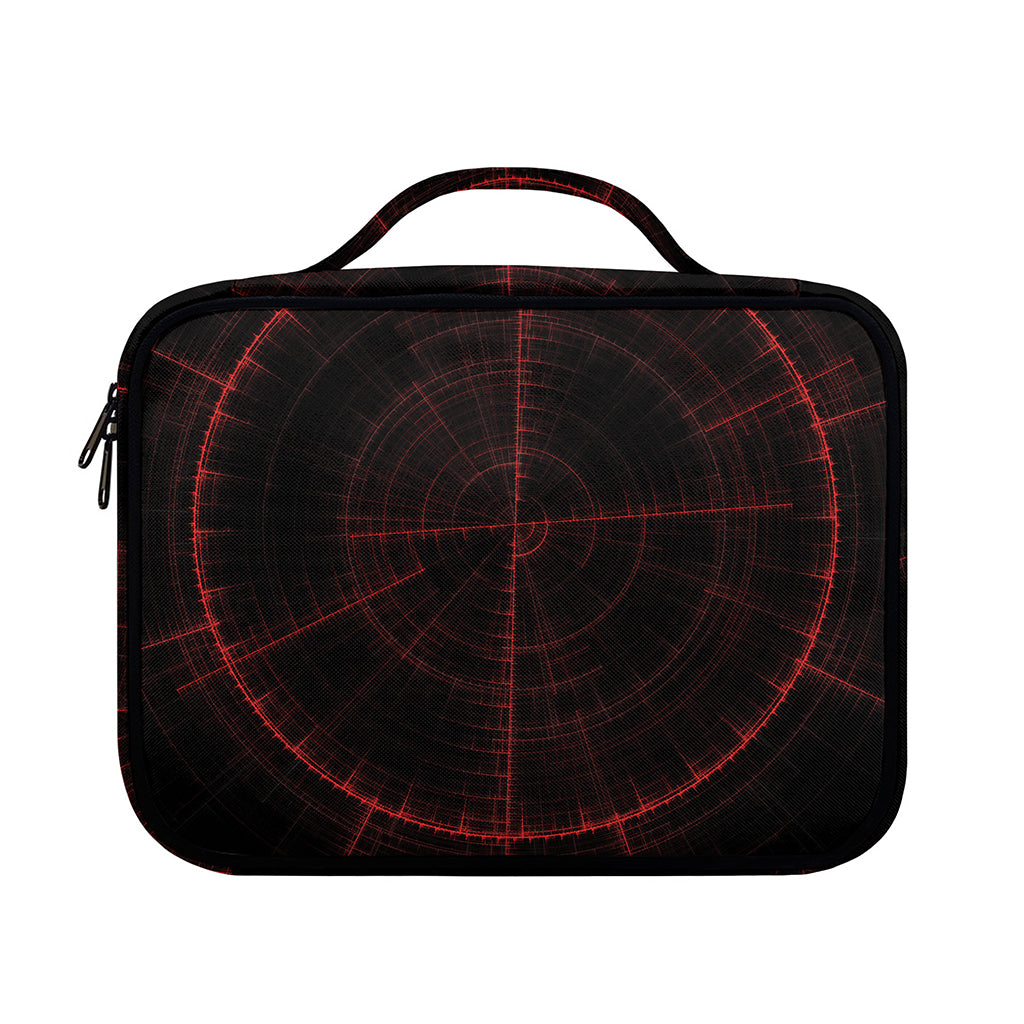 Red Gun Sight Print Briefcase Bible Bag