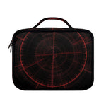 Red Gun Sight Print Briefcase Bible Bag