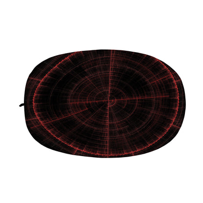 Red Gun Sight Print Car Side Mirror Covers