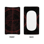 Red Gun Sight Print Changing Pad Cover