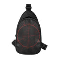 Red Gun Sight Print Sling Bag