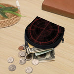 Red Gun Sight Print Coin Purse