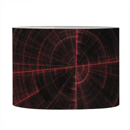 Red Gun Sight Print Drum Lamp Shade