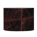 Red Gun Sight Print Drum Lamp Shade