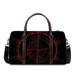 Red Gun Sight Print Duffle Bag