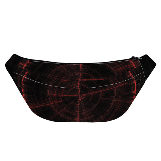 Red Gun Sight Print Fanny Pack