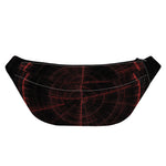 Red Gun Sight Print Fanny Pack
