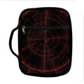 Red Gun Sight Print Front Pocket Bible Bag