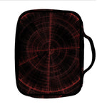 Red Gun Sight Print Front Pocket Bible Bag