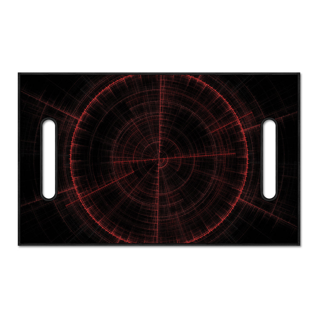 Red Gun Sight Print Golf Cart Seat Cover