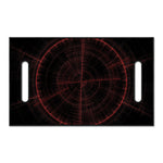 Red Gun Sight Print Golf Cart Seat Cover