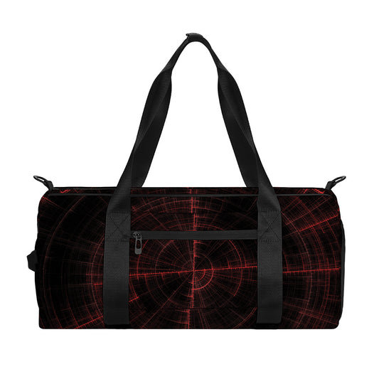 Red Gun Sight Print Gym Bag