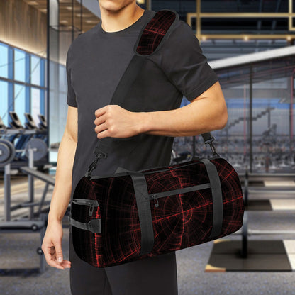 Red Gun Sight Print Gym Bag