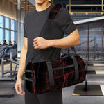 Red Gun Sight Print Gym Bag