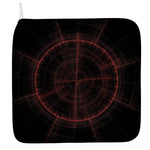 Red Gun Sight Print Hand Towel