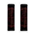 Red Gun Sight Print Handle Covers