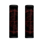 Red Gun Sight Print Handle Covers