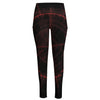 Red Gun Sight Print High-Waisted Pocket Leggings