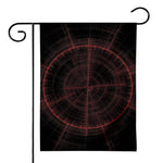 Red Gun Sight Print House Flag