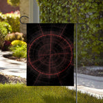 Red Gun Sight Print House Flag