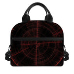 Red Gun Sight Print Insulated Lunch Bag