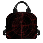 Red Gun Sight Print Insulated Lunch Bag
