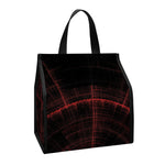 Red Gun Sight Print Insulated Lunch Tote