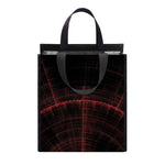 Red Gun Sight Print Insulated Lunch Tote