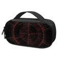 Red Gun Sight Print Portable Cooler Travel Case