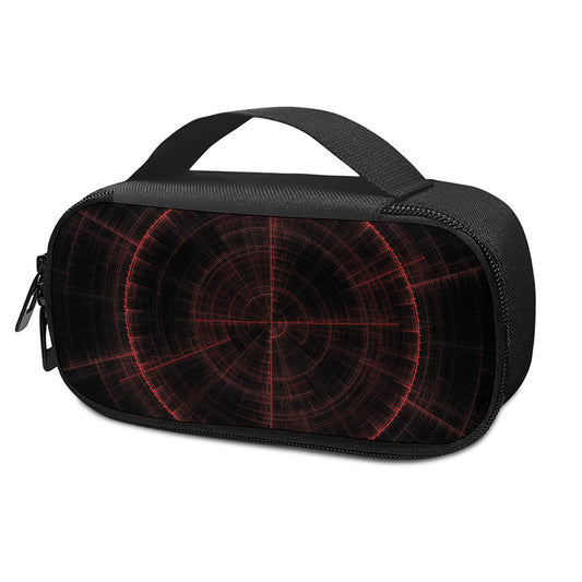 Red Gun Sight Print Insulin Cooler Travel Case