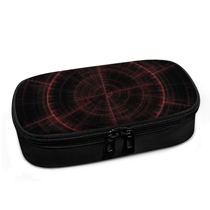 Red Gun Sight Print Insulin Cooler Travel Case
