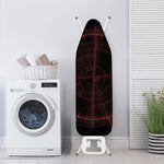 Red Gun Sight Print Ironing Board Cover