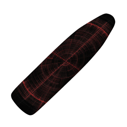 Red Gun Sight Print Ironing Board Cover