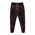 Red Gun Sight Print Jogger Pants