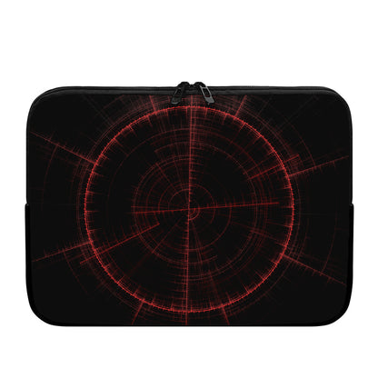 Red Gun Sight Print Laptop Sleeve