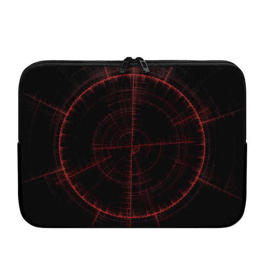 Red Gun Sight Print Laptop Sleeve