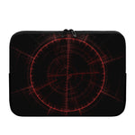 Red Gun Sight Print Laptop Sleeve