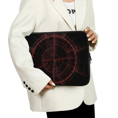Red Gun Sight Print Laptop Sleeve