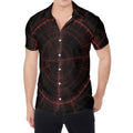 Red Gun Sight Print Men's Shirt