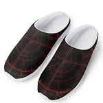 Red Gun Sight Print Mesh Casual Shoes