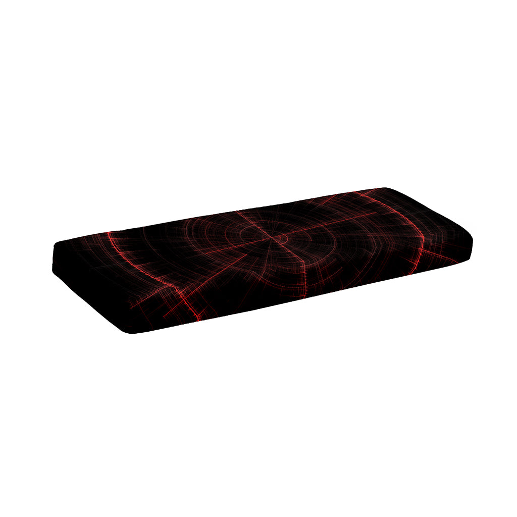 Red Gun Sight Print Piano Keyboard Cover