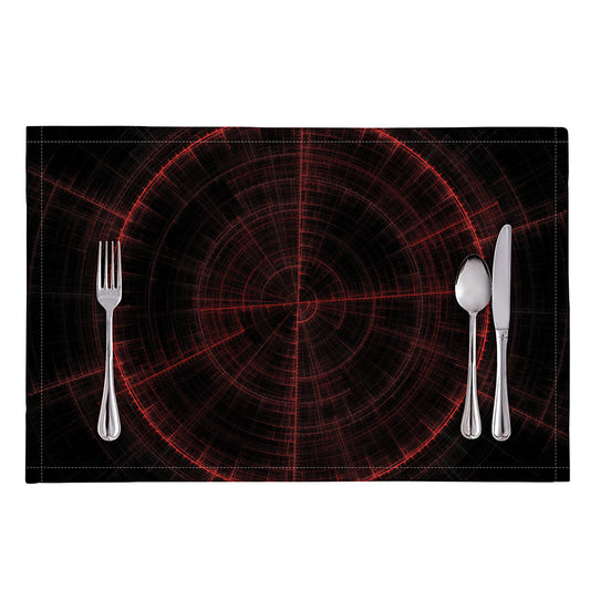 Red Gun Sight Print Placemat