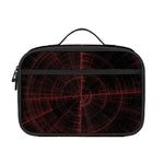 Red Gun Sight Print Portable Lunch Bag
