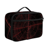 Red Gun Sight Print Portable Lunch Bag