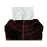 Red Gun Sight Print Rectangle Tissue Box Cover