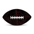 Red Gun Sight Print Rugby Ball
