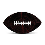 Red Gun Sight Print Rugby Ball